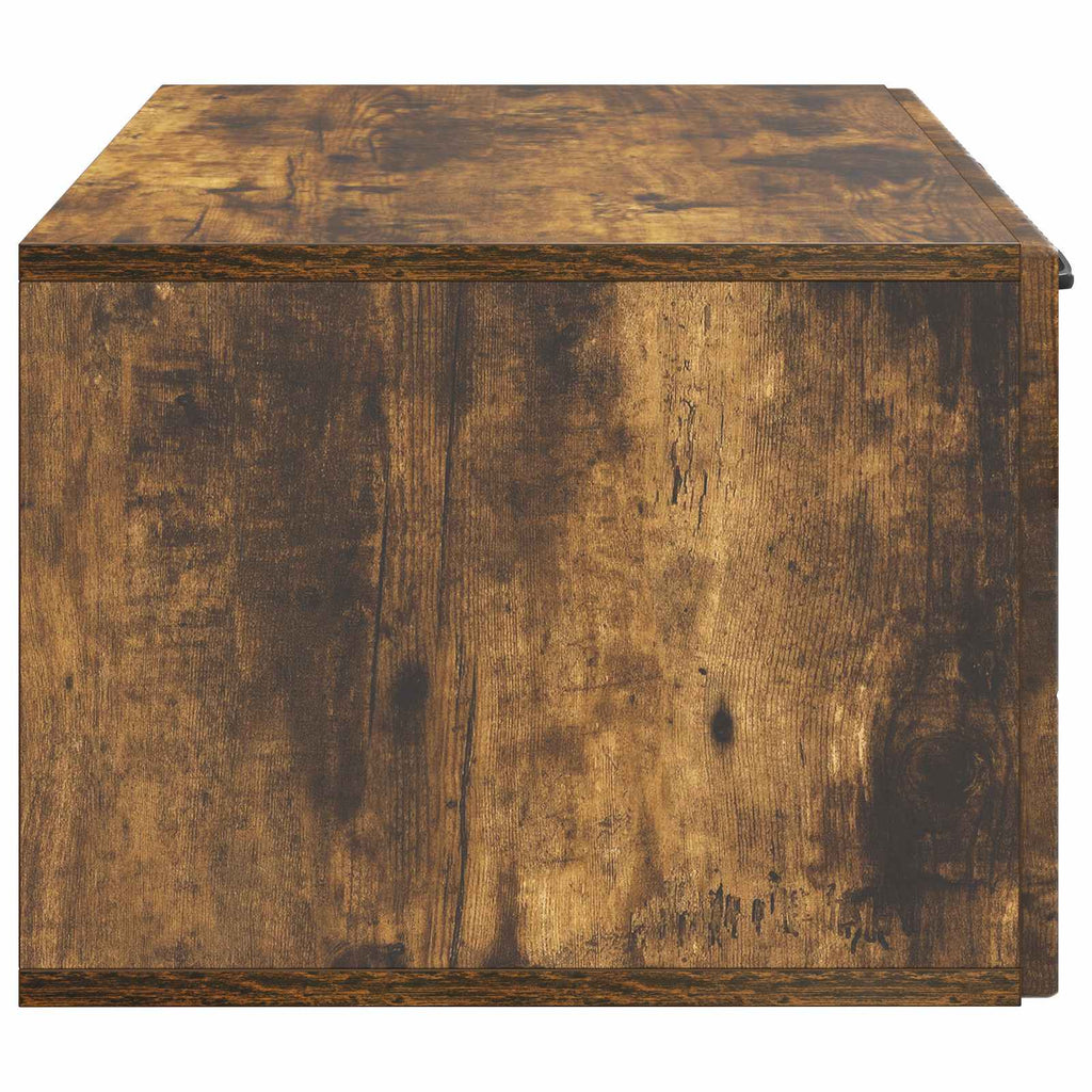 vidaXL Szafka RTV montowana na ścianie Dąb wędzony 59,5 x 41 x 30 cm