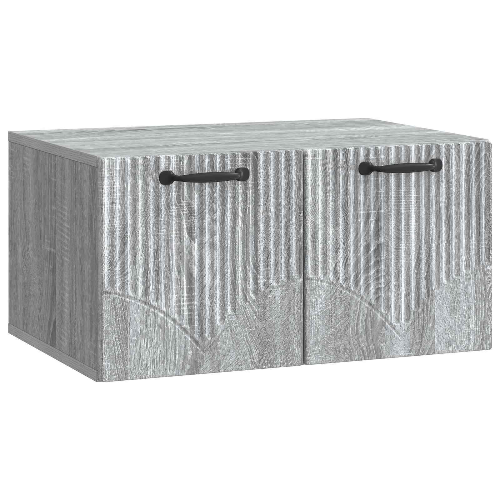 vidaXL Szafka RTV montowana na ścianie Szary Sonoma 59,5 x 41 x 30 cm