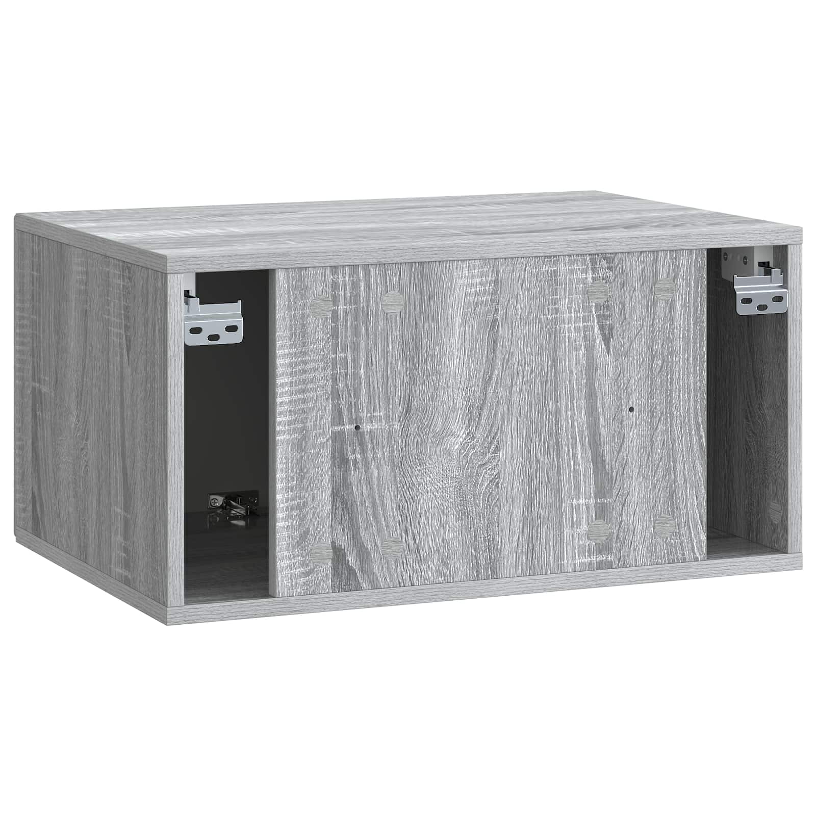 vidaXL Szafka RTV montowana na ścianie Szary Sonoma 59,5 x 41 x 30 cm