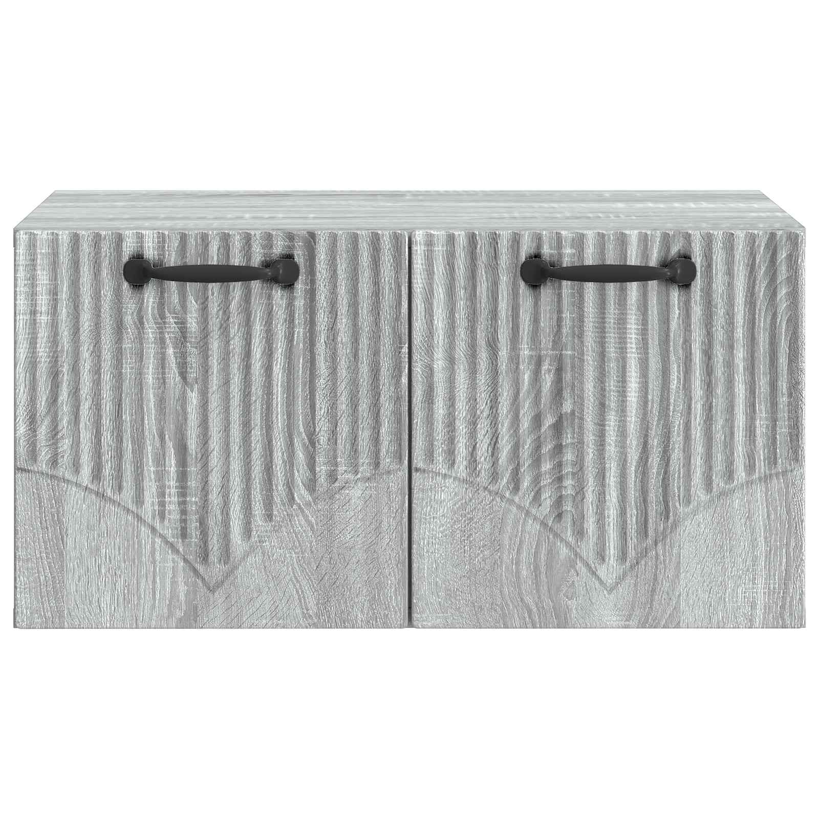 vidaXL Szafka RTV montowana na ścianie Szary Sonoma 59,5 x 41 x 30 cm