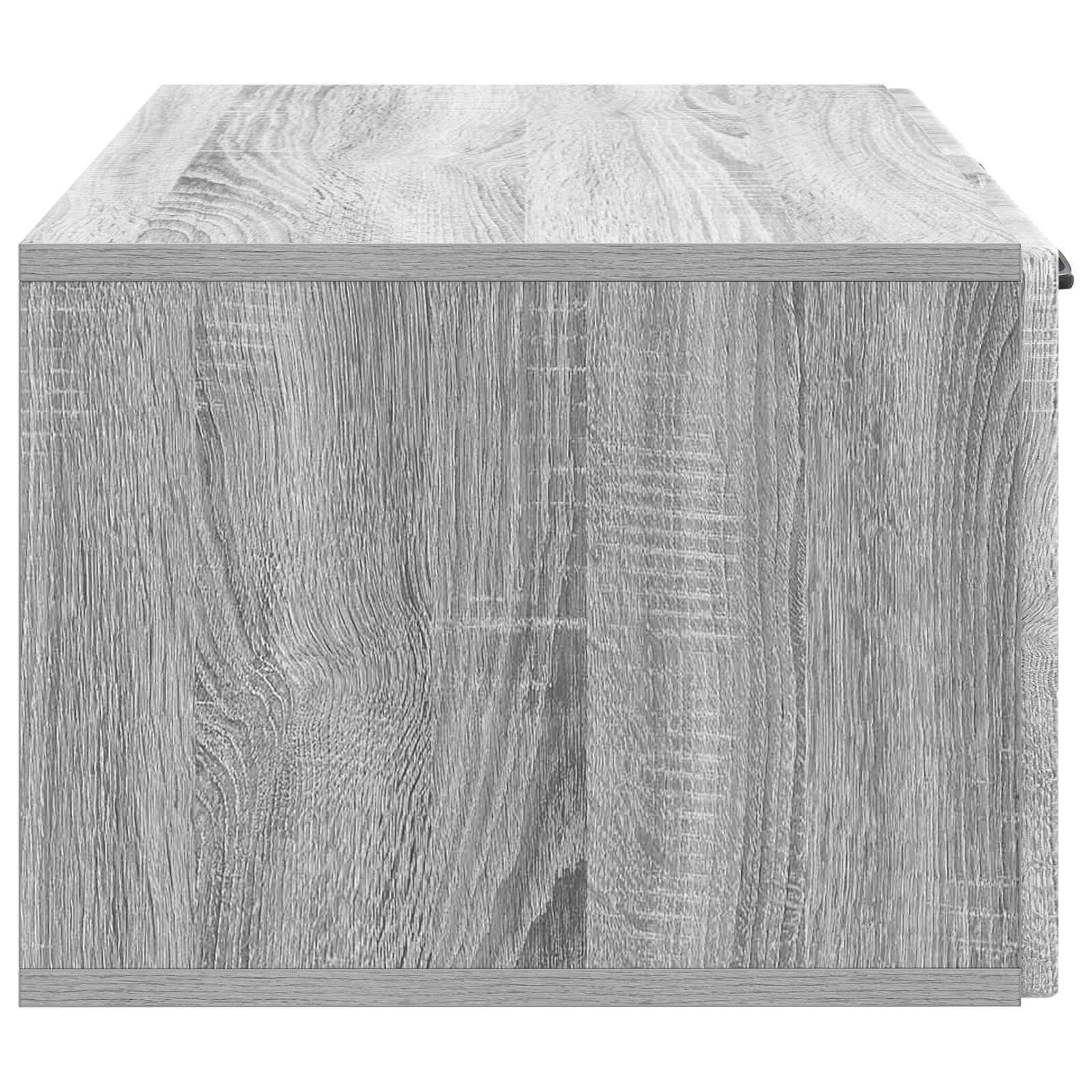 vidaXL Szafka RTV montowana na ścianie Szary Sonoma 59,5 x 41 x 30 cm