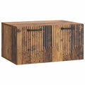 vidaXL Szafka RTV montowana na ścianie Stare drewno 59,5 x 41 x 30 cm