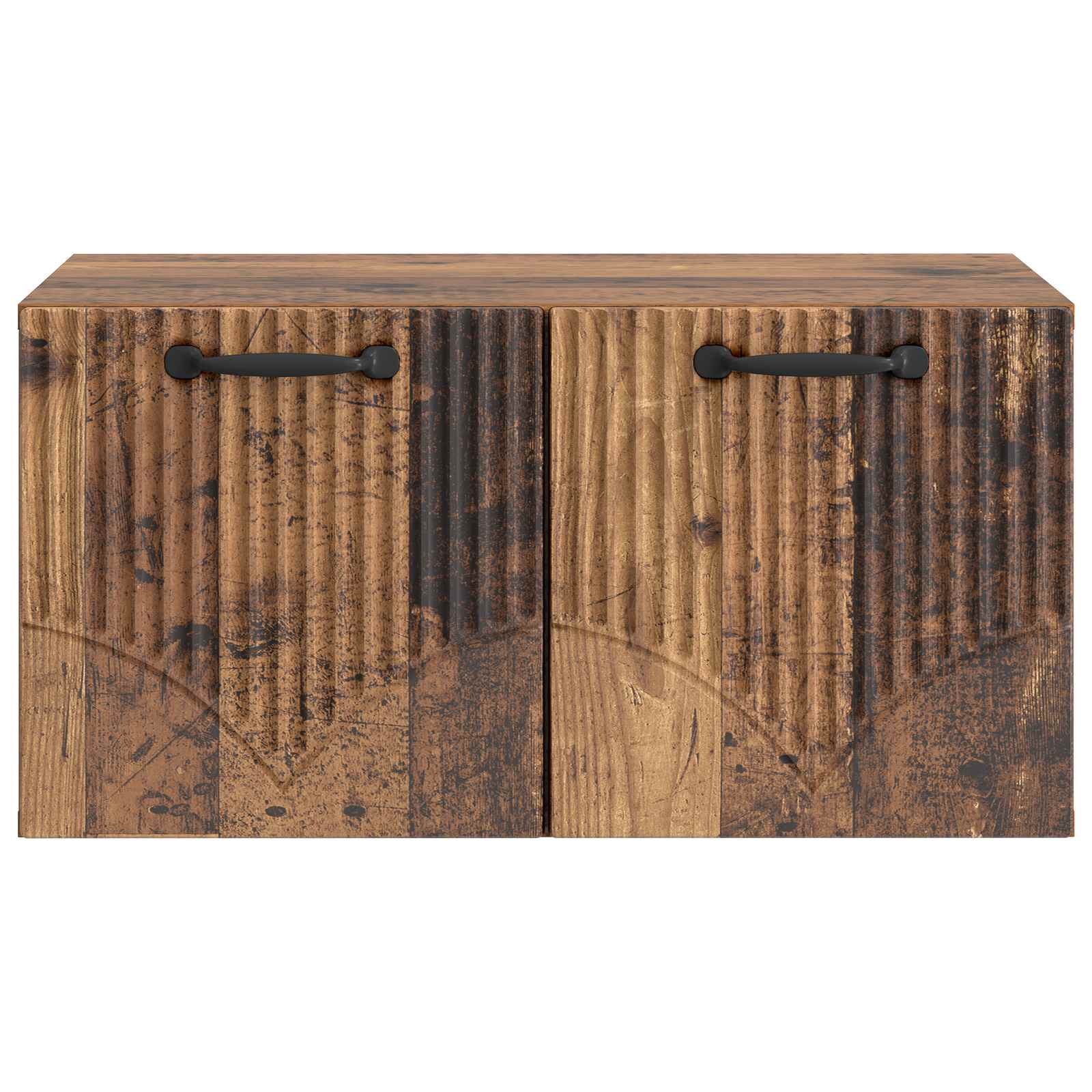 vidaXL Szafka RTV montowana na ścianie Stare drewno 59,5 x 41 x 30 cm