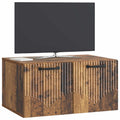 vidaXL Szafka RTV montowana na ścianie Stare drewno 59,5 x 41 x 30 cm