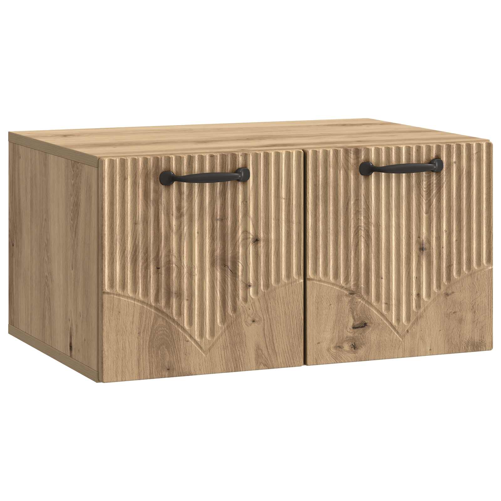 vidaXL Szafka RTV montowana na ścianie Dąb artisan 59,5 x 41 x 30 cm