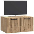 vidaXL Szafka RTV montowana na ścianie Dąb artisan 59,5 x 41 x 30 cm