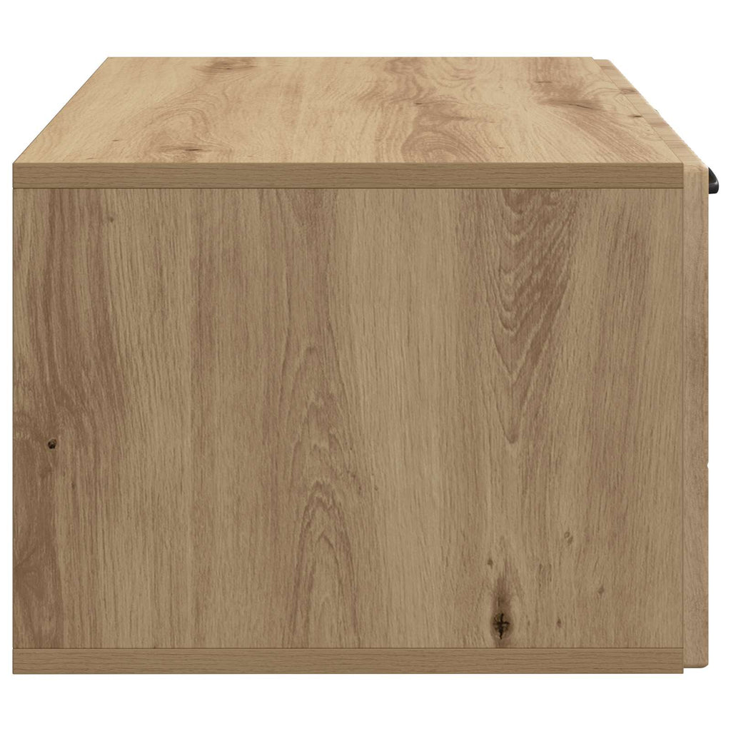vidaXL Szafka RTV montowana na ścianie Dąb artisan 59,5 x 41 x 30 cm