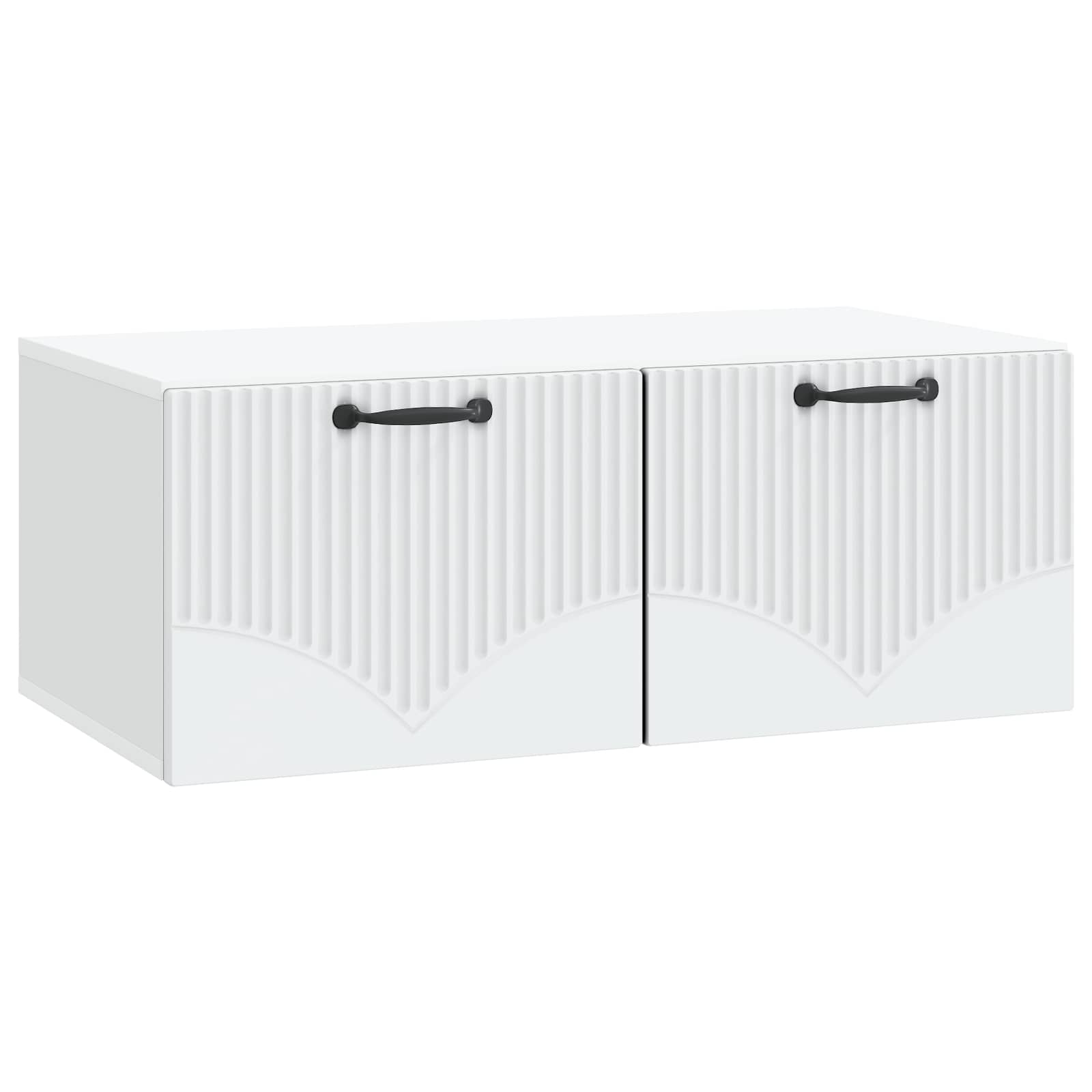 vidaXL Szafka RTV montowana na ścianie Biały 78,5 x 41 x 30 cm