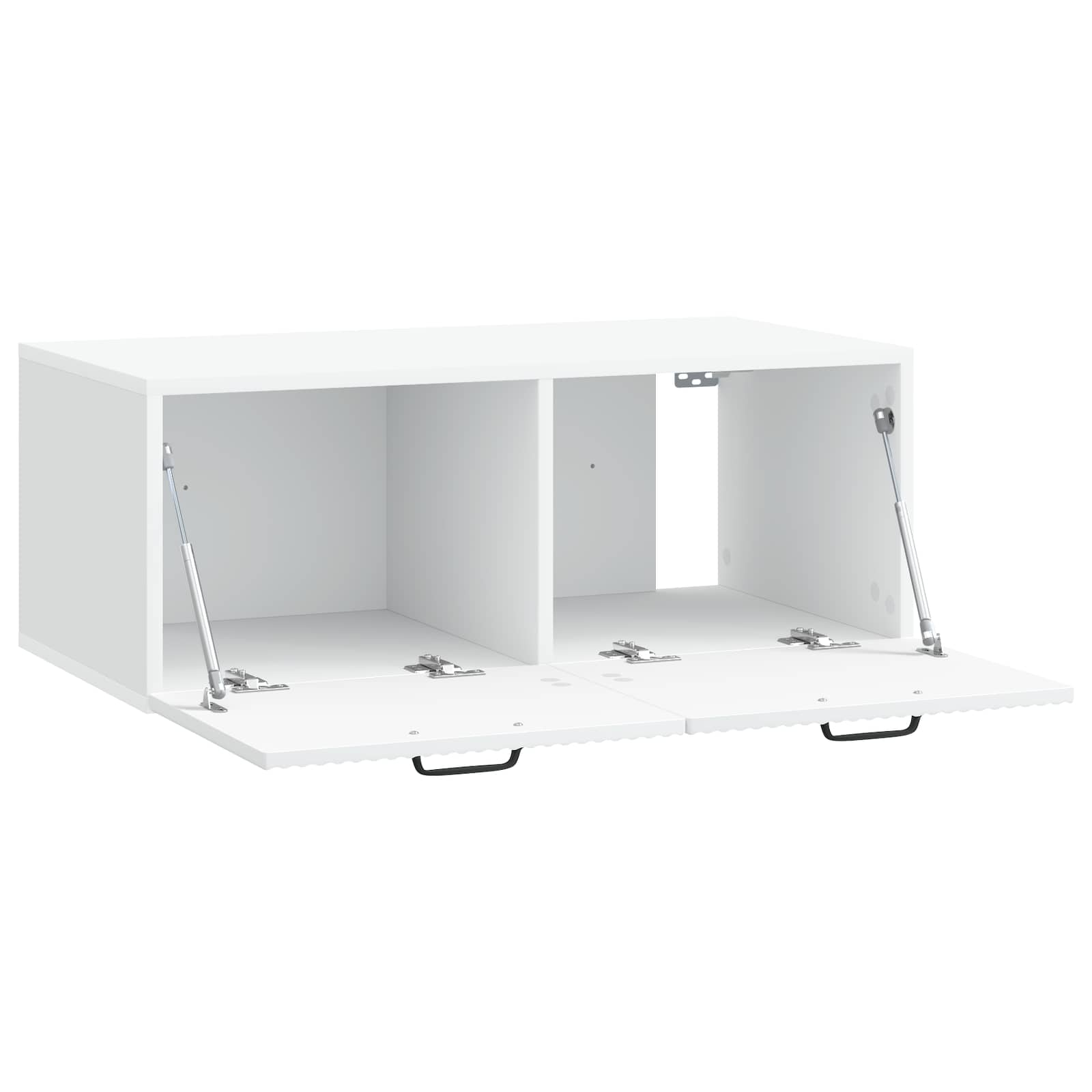 vidaXL Szafka RTV montowana na ścianie Biały 78,5 x 41 x 30 cm