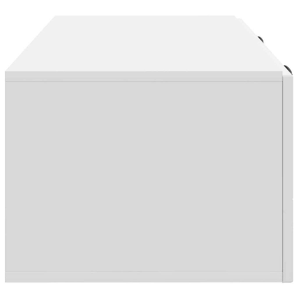 vidaXL Szafka RTV montowana na ścianie Biały 78,5 x 41 x 30 cm