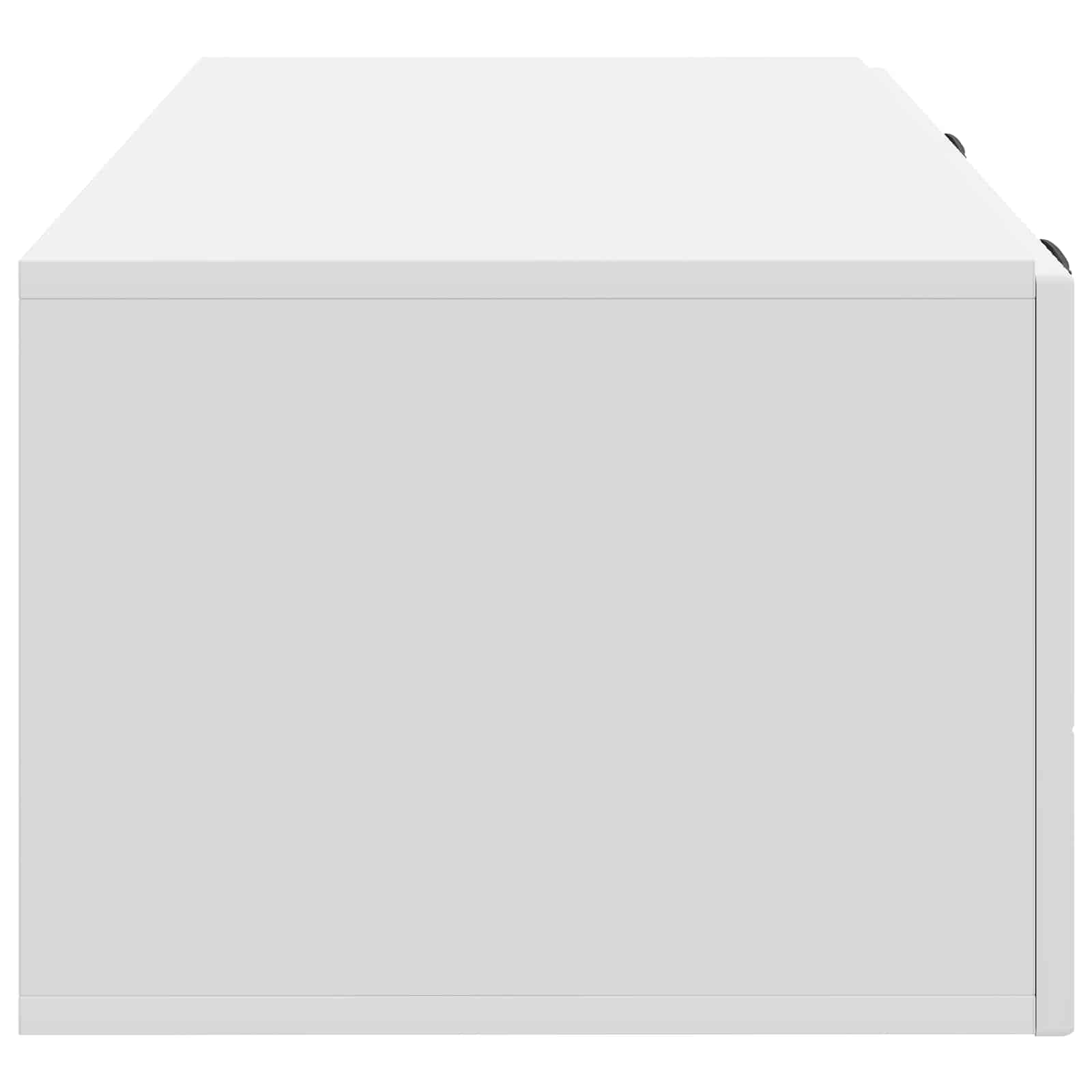 vidaXL Szafka RTV montowana na ścianie Biały 78,5 x 41 x 30 cm