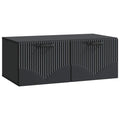 vidaXL Szafka RTV montowana na ścianie Czarny 78,5 x 41 x 30 cm