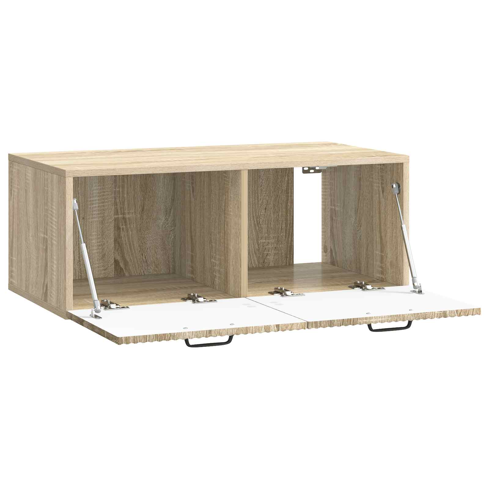 vidaXL Szafka RTV montowana na ścianie dąb Sonoma 78,5 x 41 x 30 cm