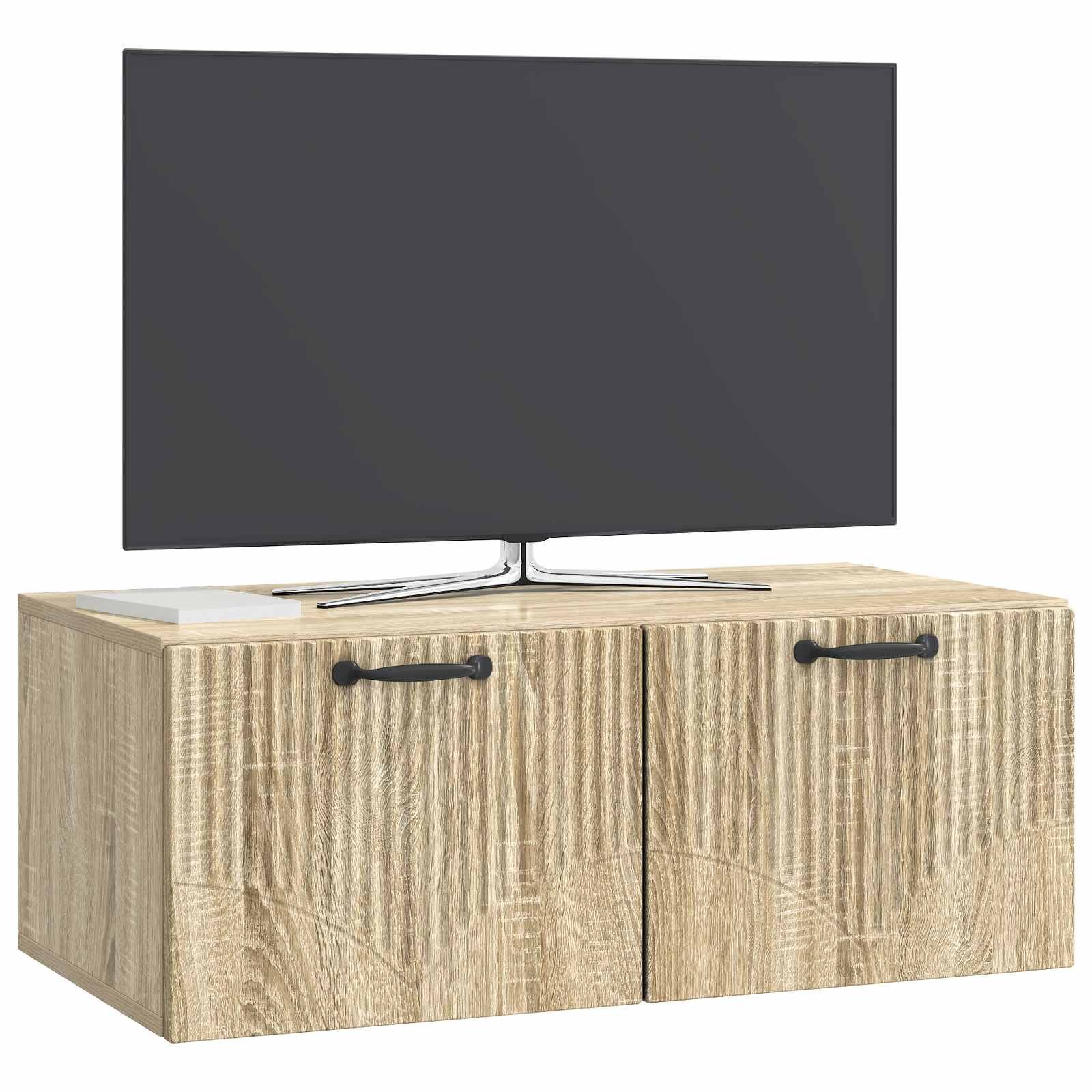 vidaXL Szafka RTV montowana na ścianie dąb Sonoma 78,5 x 41 x 30 cm