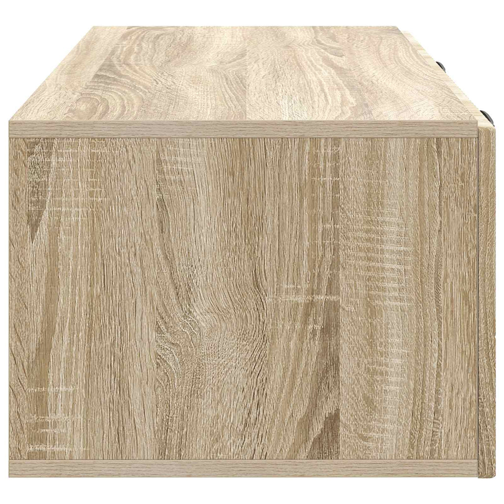 vidaXL Szafka RTV montowana na ścianie dąb Sonoma 78,5 x 41 x 30 cm