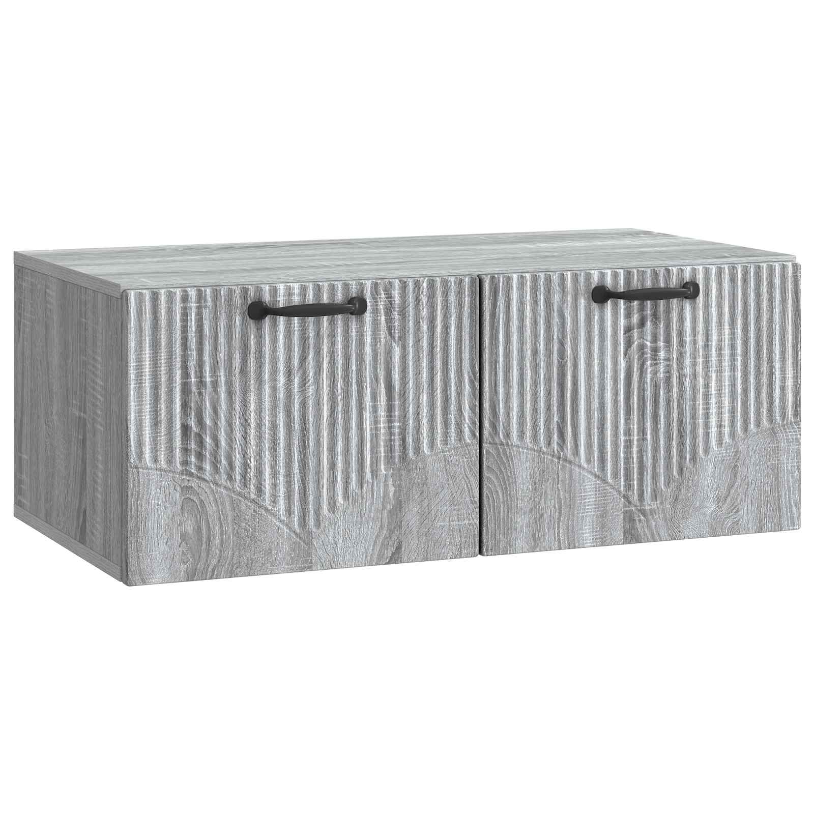 vidaXL Szafka RTV montowana na ścianie Szary Sonoma 78,5 x 41 x 30 cm