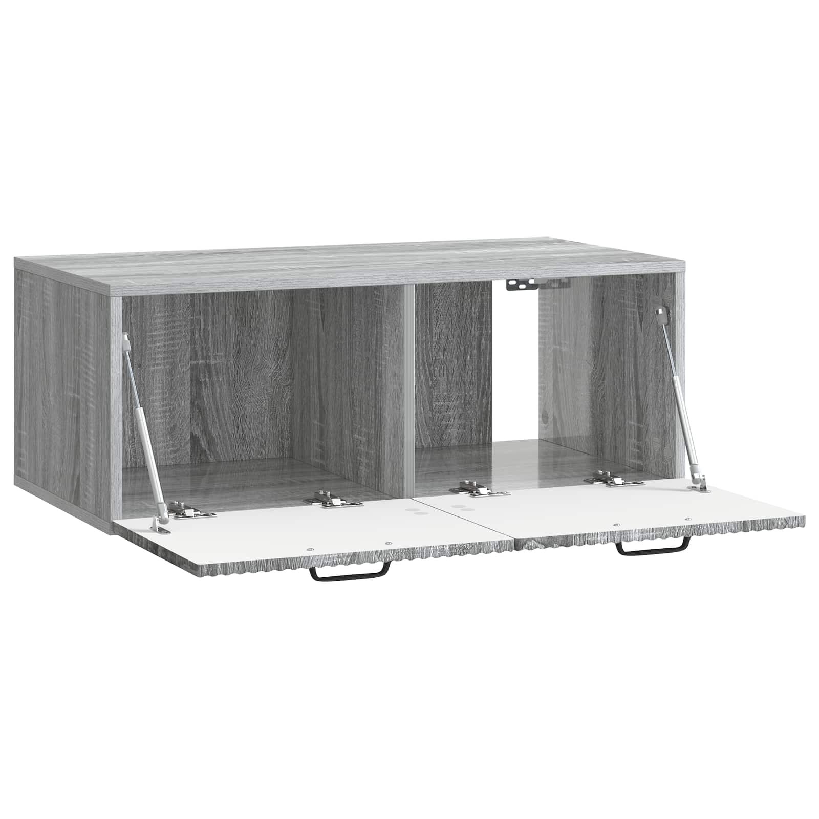 vidaXL Szafka RTV montowana na ścianie Szary Sonoma 78,5 x 41 x 30 cm