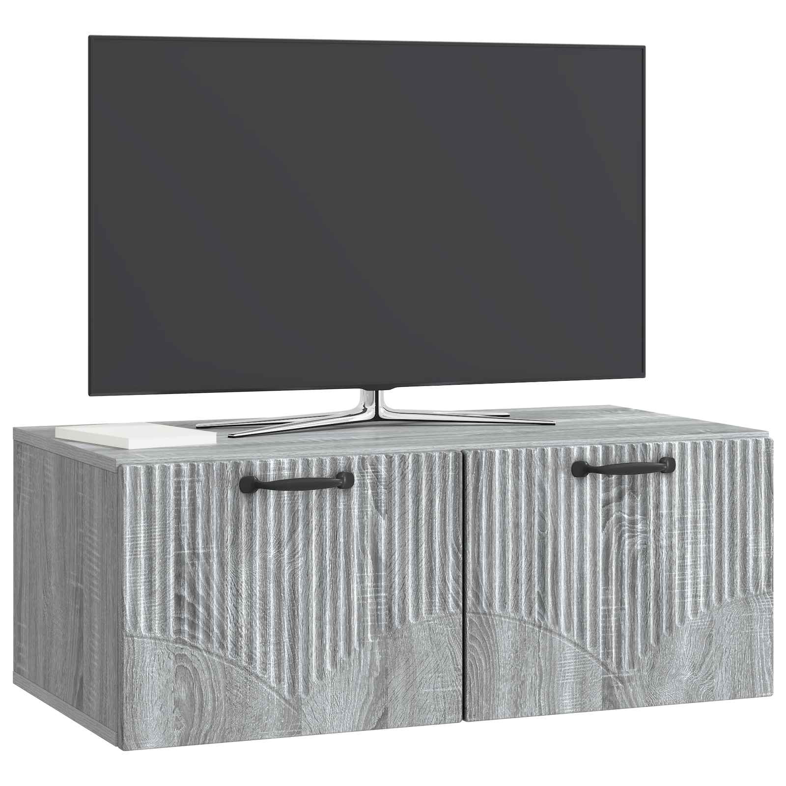 vidaXL Szafka RTV montowana na ścianie Szary Sonoma 78,5 x 41 x 30 cm