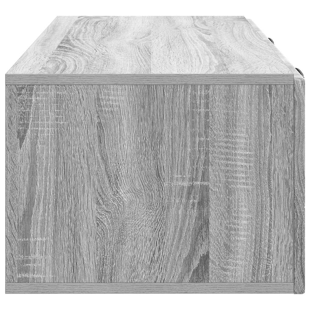 vidaXL Szafka RTV montowana na ścianie Szary Sonoma 78,5 x 41 x 30 cm