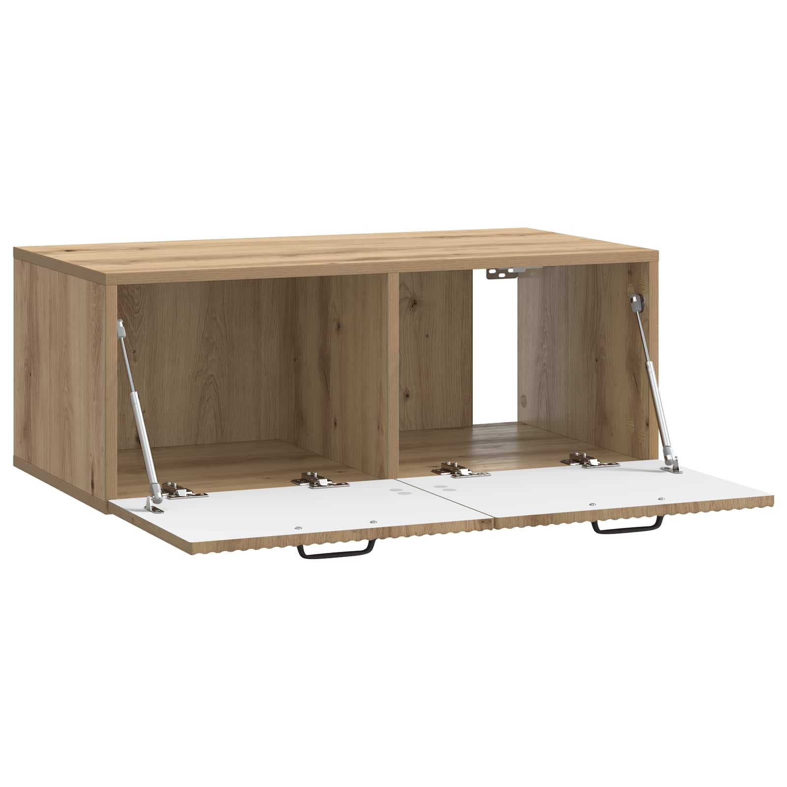 vidaXL Szafka RTV montowana na ścianie Dąb artisan 78,5 x 41 x 30 cm