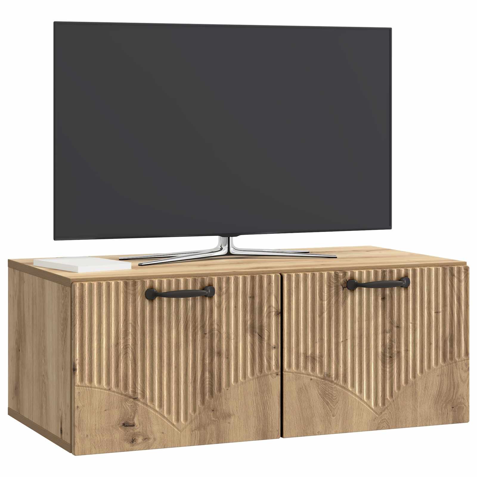 vidaXL Szafka RTV montowana na ścianie Dąb artisan 78,5 x 41 x 30 cm