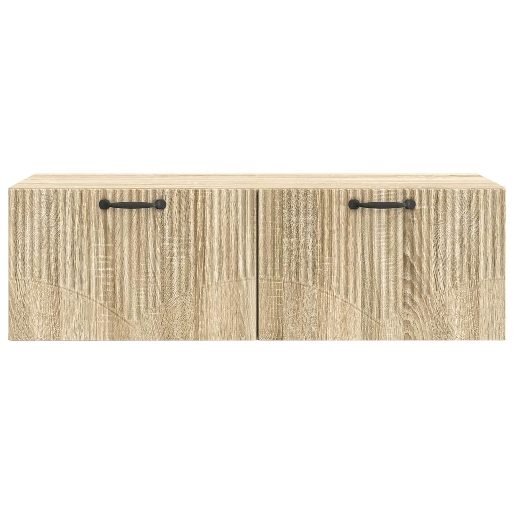 vidaXL Szafka RTV montowana na ścianie dąb Sonoma 98 x 41 x 30 cm