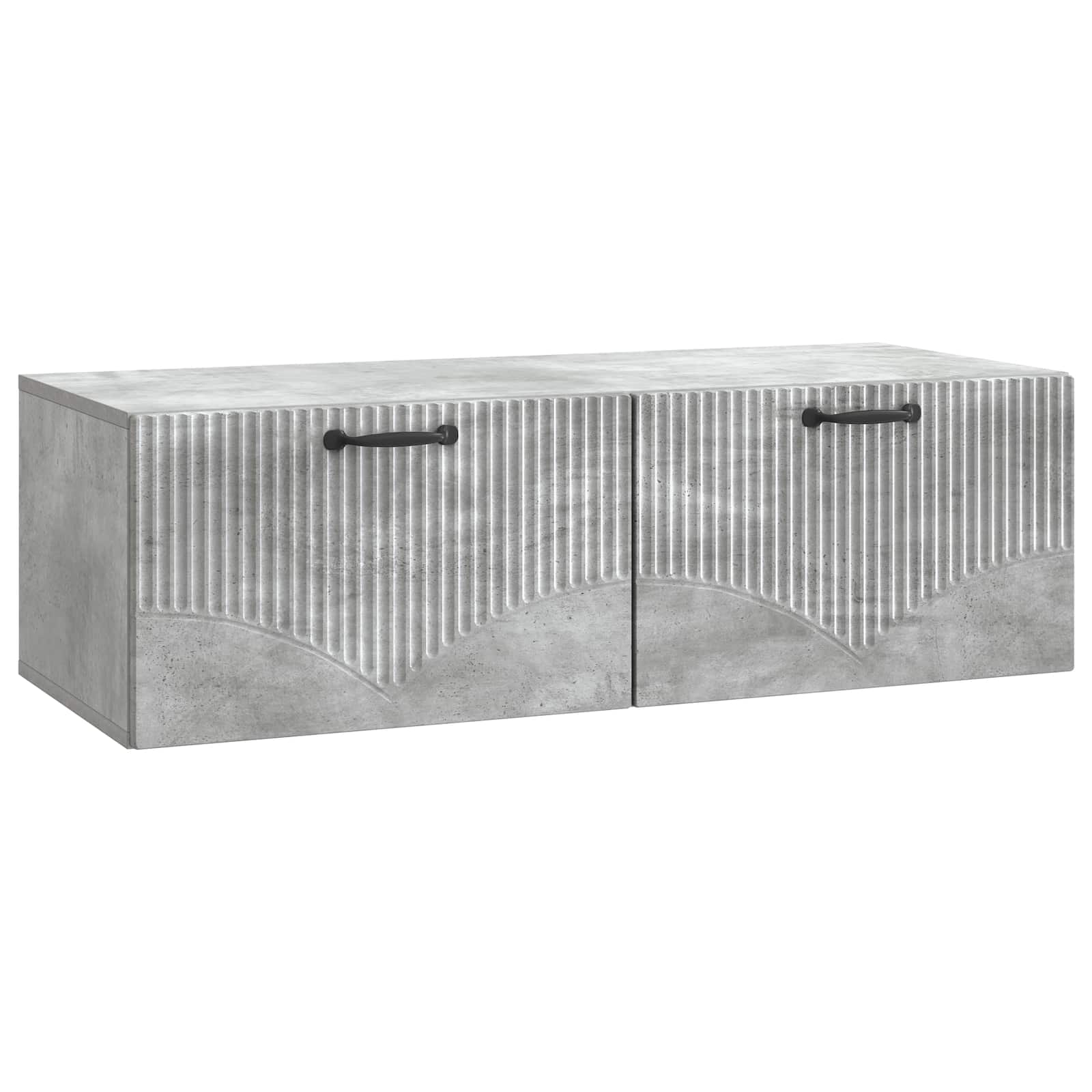 vidaXL Szafka RTV montowana na ścianie Betonowy szary 98 x 41 x 30 cm
