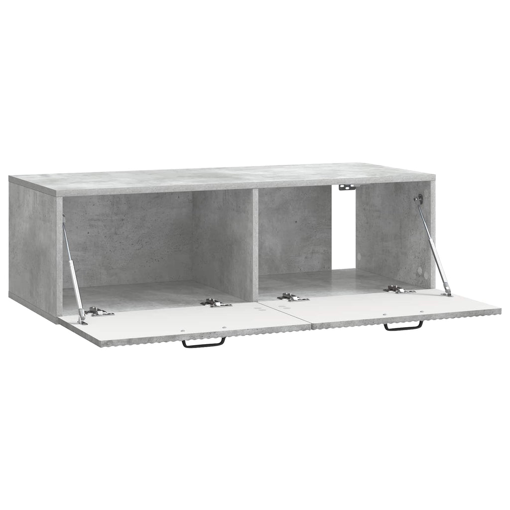 vidaXL Szafka RTV montowana na ścianie Betonowy szary 98 x 41 x 30 cm