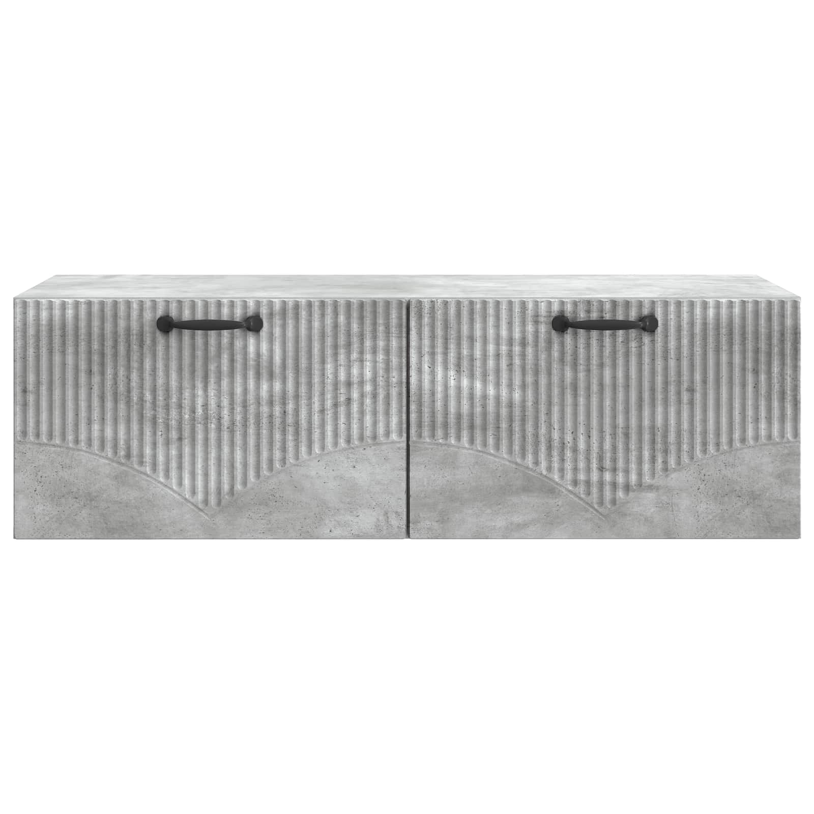 vidaXL Szafka RTV montowana na ścianie Betonowy szary 98 x 41 x 30 cm