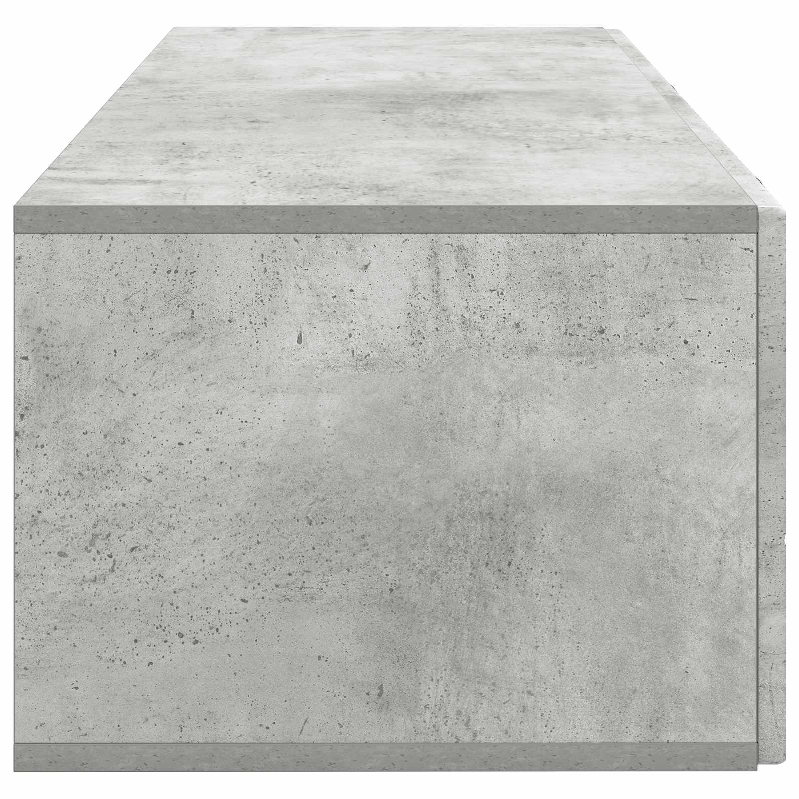 vidaXL Szafka RTV montowana na ścianie Betonowy szary 98 x 41 x 30 cm