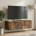 vidaXL Szafka RTV montowana na ścianie Dąb wędzony 98 x 41 x 30 cm