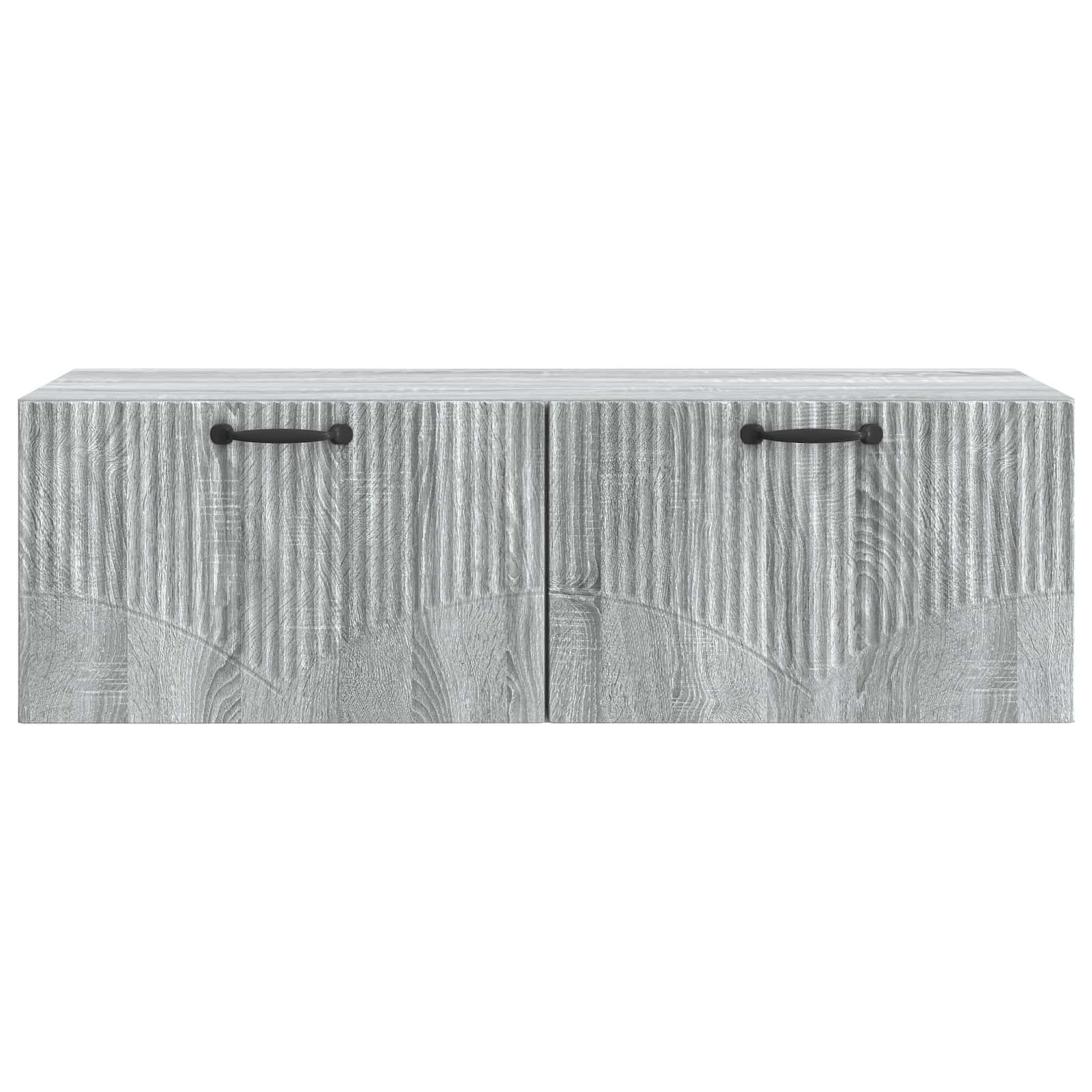 vidaXL Szafka RTV montowana na ścianie Szary Sonoma 98 x 41 x 30 cm