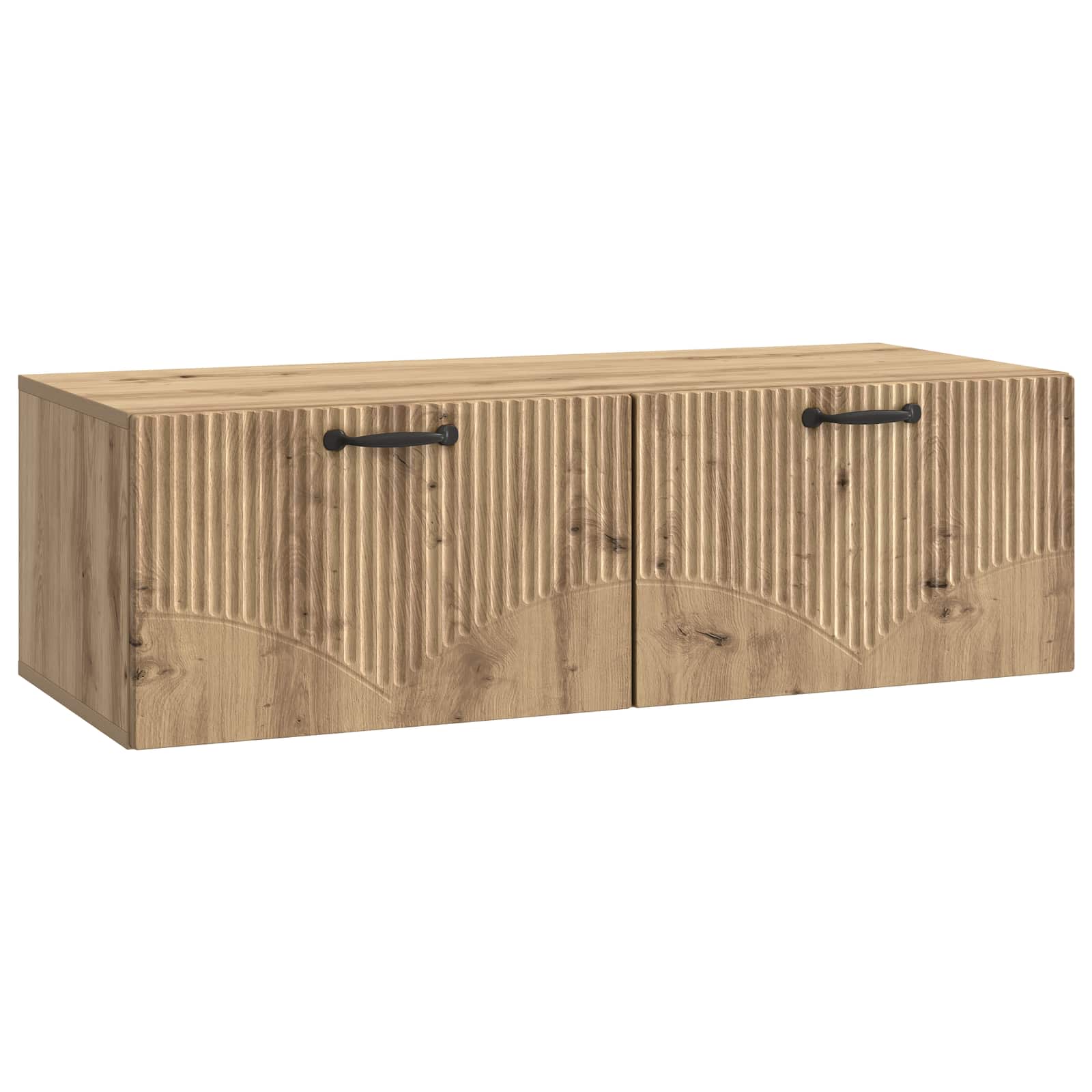 vidaXL Szafka RTV montowana na ścianie Dąb artisan 98 x 41 x 30 cm