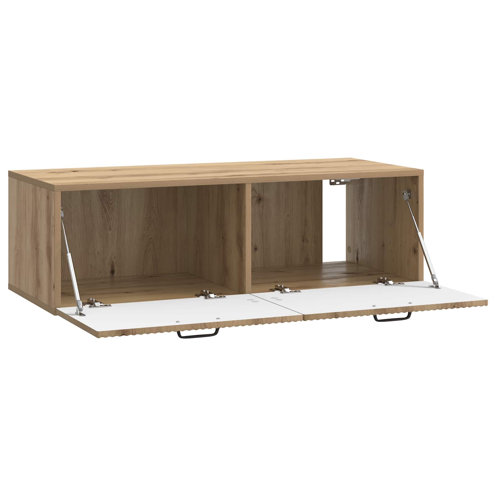 vidaXL Szafka RTV montowana na ścianie Dąb artisan 98 x 41 x 30 cm