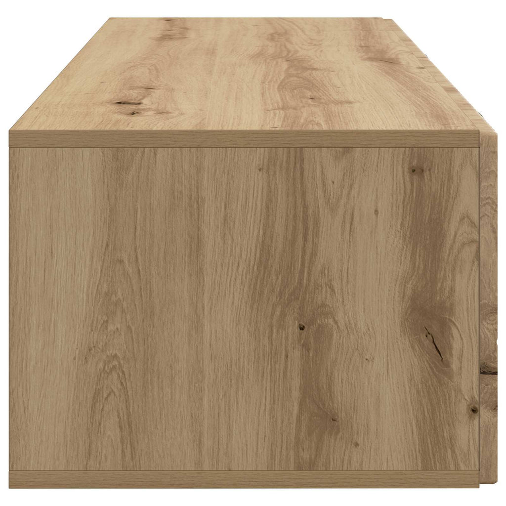 vidaXL Szafka RTV montowana na ścianie Dąb artisan 98 x 41 x 30 cm