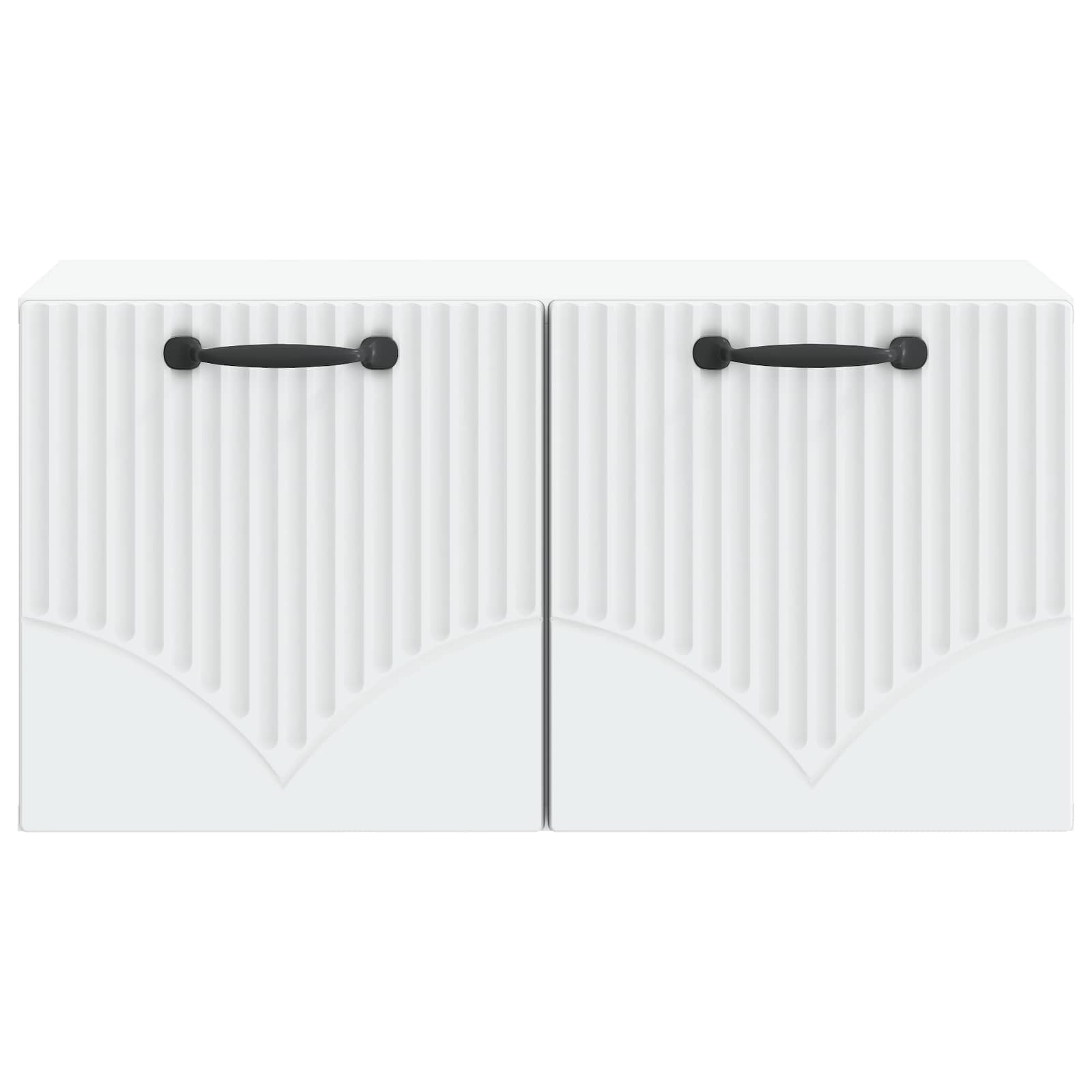 vidaXL Szafka RTV montowana na ścianie Biały 59,5 x 31 x 30 cm