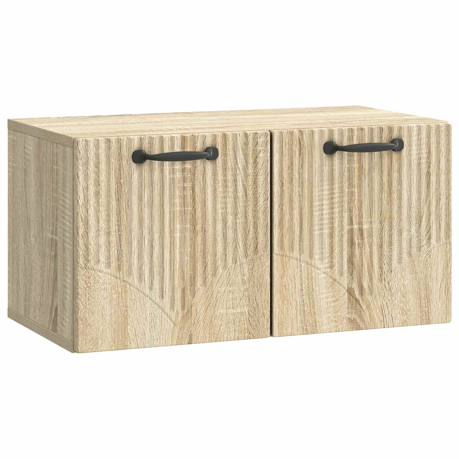 vidaXL Szafka RTV montowana na ścianie dąb Sonoma 59,5 x 31 x 30 cm