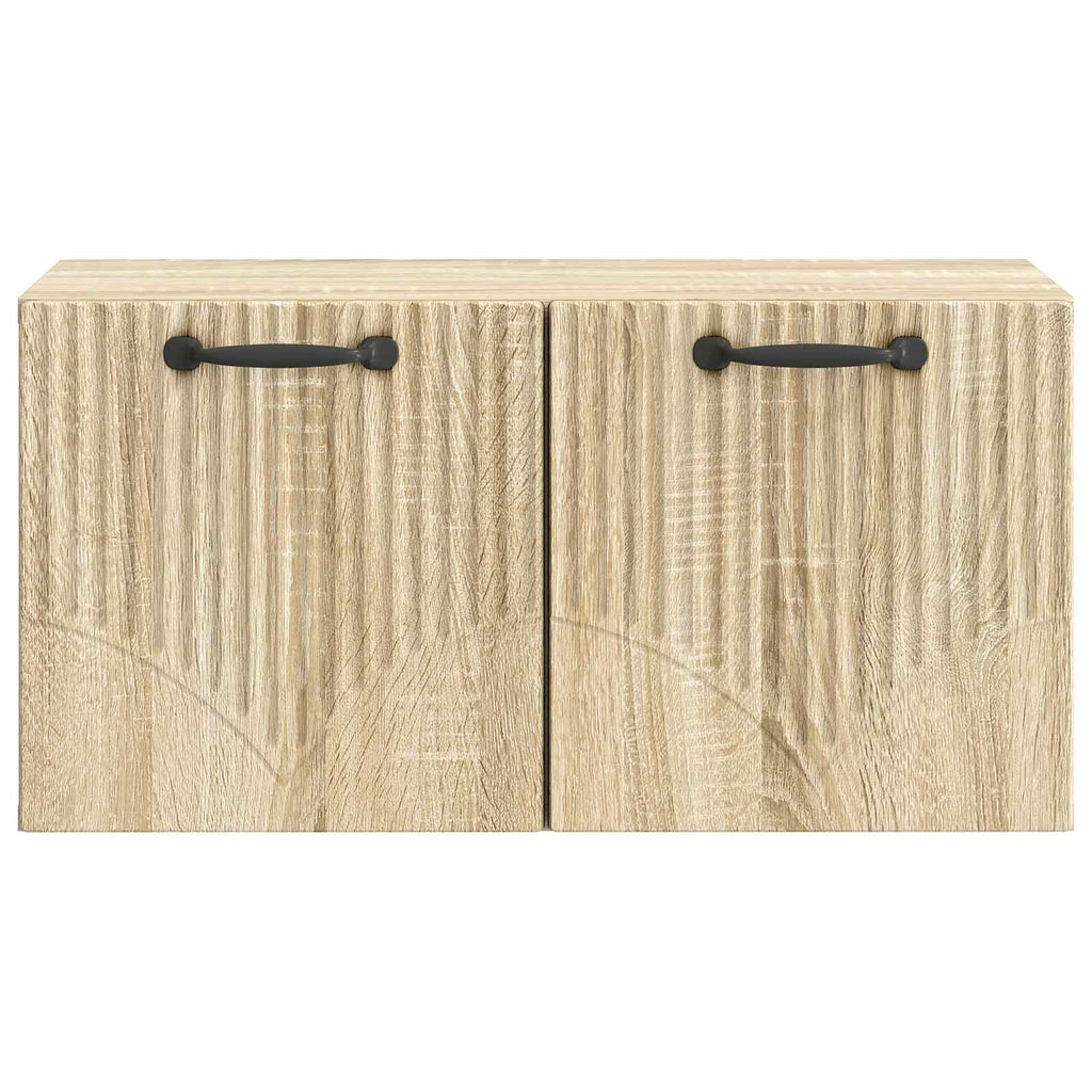 vidaXL Szafka RTV montowana na ścianie dąb Sonoma 59,5 x 31 x 30 cm