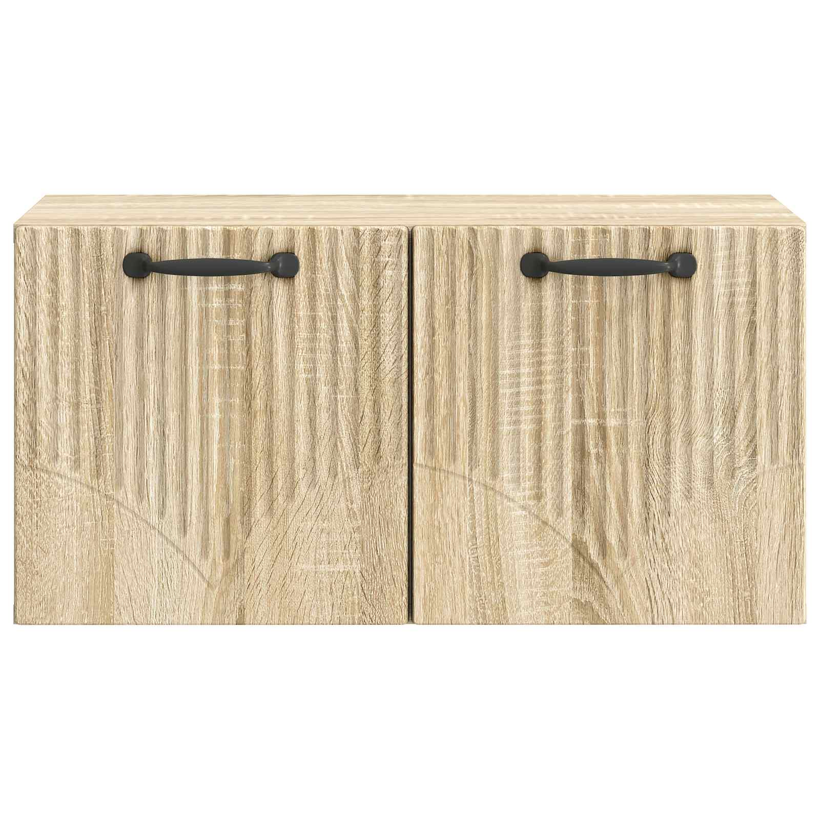 vidaXL Szafka RTV montowana na ścianie dąb Sonoma 59,5 x 31 x 30 cm
