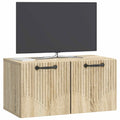 vidaXL Szafka RTV montowana na ścianie dąb Sonoma 59,5 x 31 x 30 cm