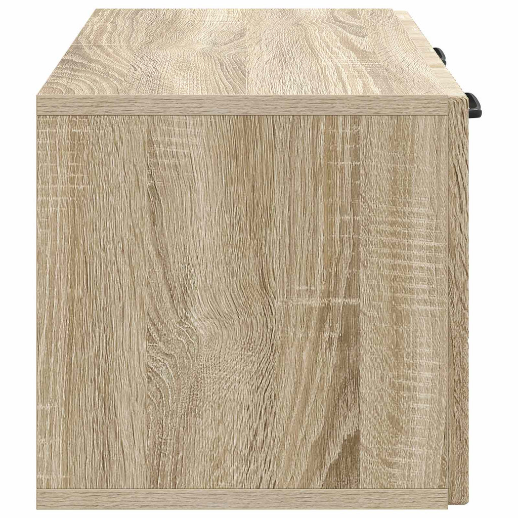 vidaXL Szafka RTV montowana na ścianie dąb Sonoma 59,5 x 31 x 30 cm