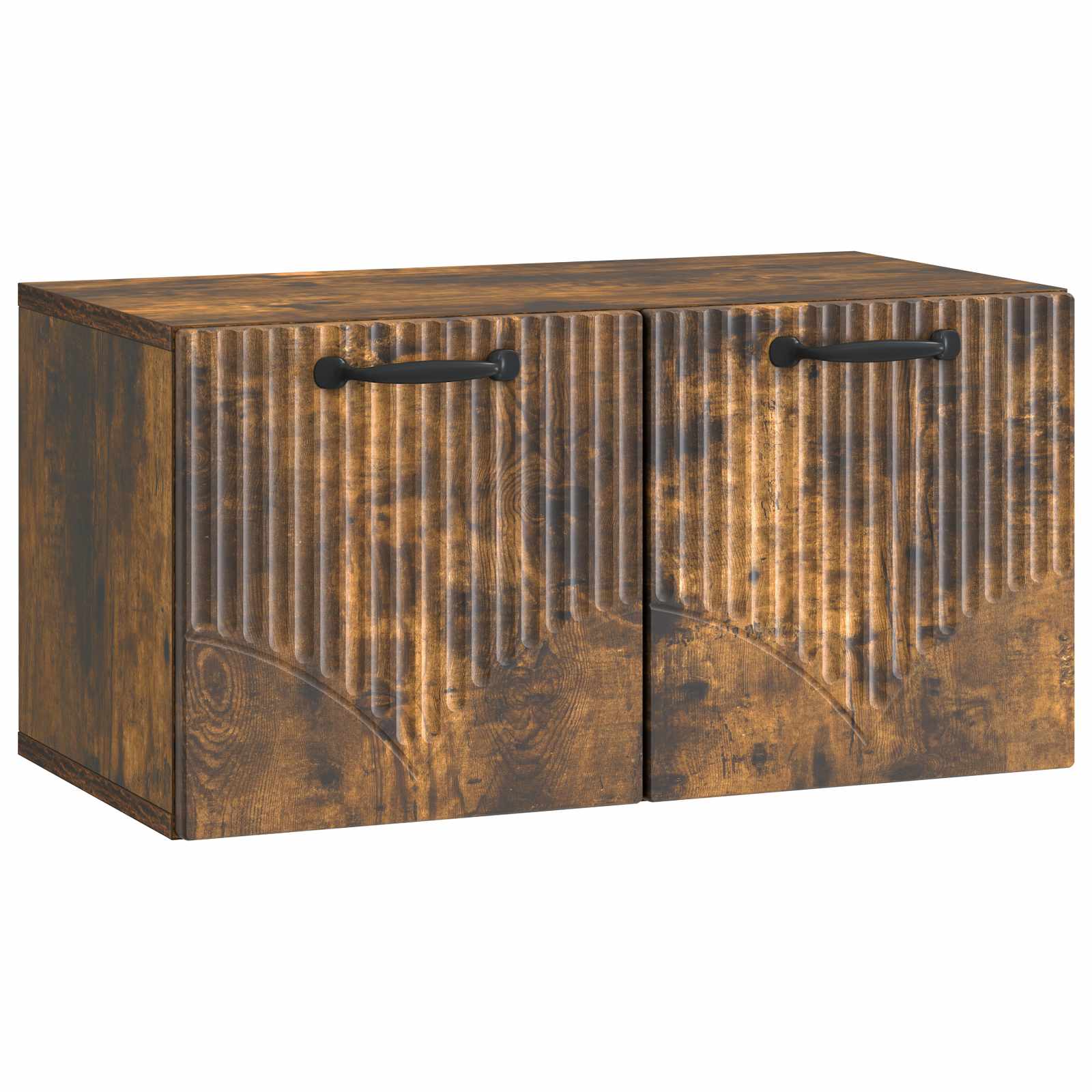 vidaXL Szafka RTV montowana na ścianie Dąb wędzony 59,5 x 31 x 30 cm