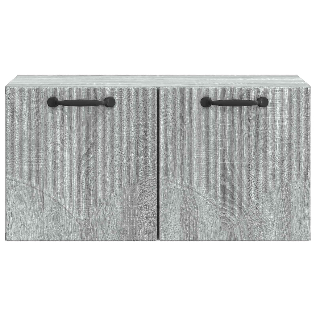 vidaXL Szafka RTV montowana na ścianie Szary Sonoma 59,5 x 31 x 30 cm