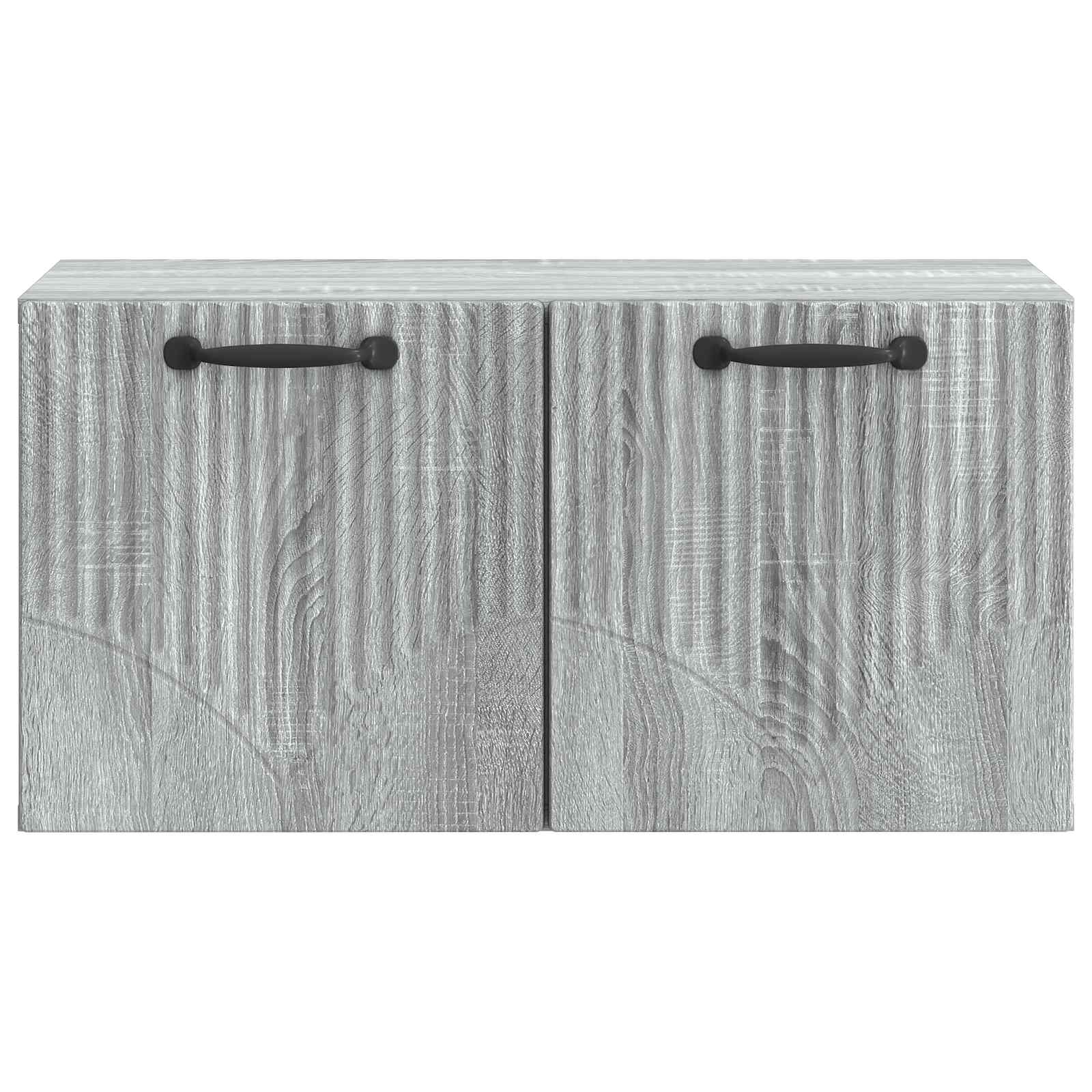 vidaXL Szafka RTV montowana na ścianie Szary Sonoma 59,5 x 31 x 30 cm