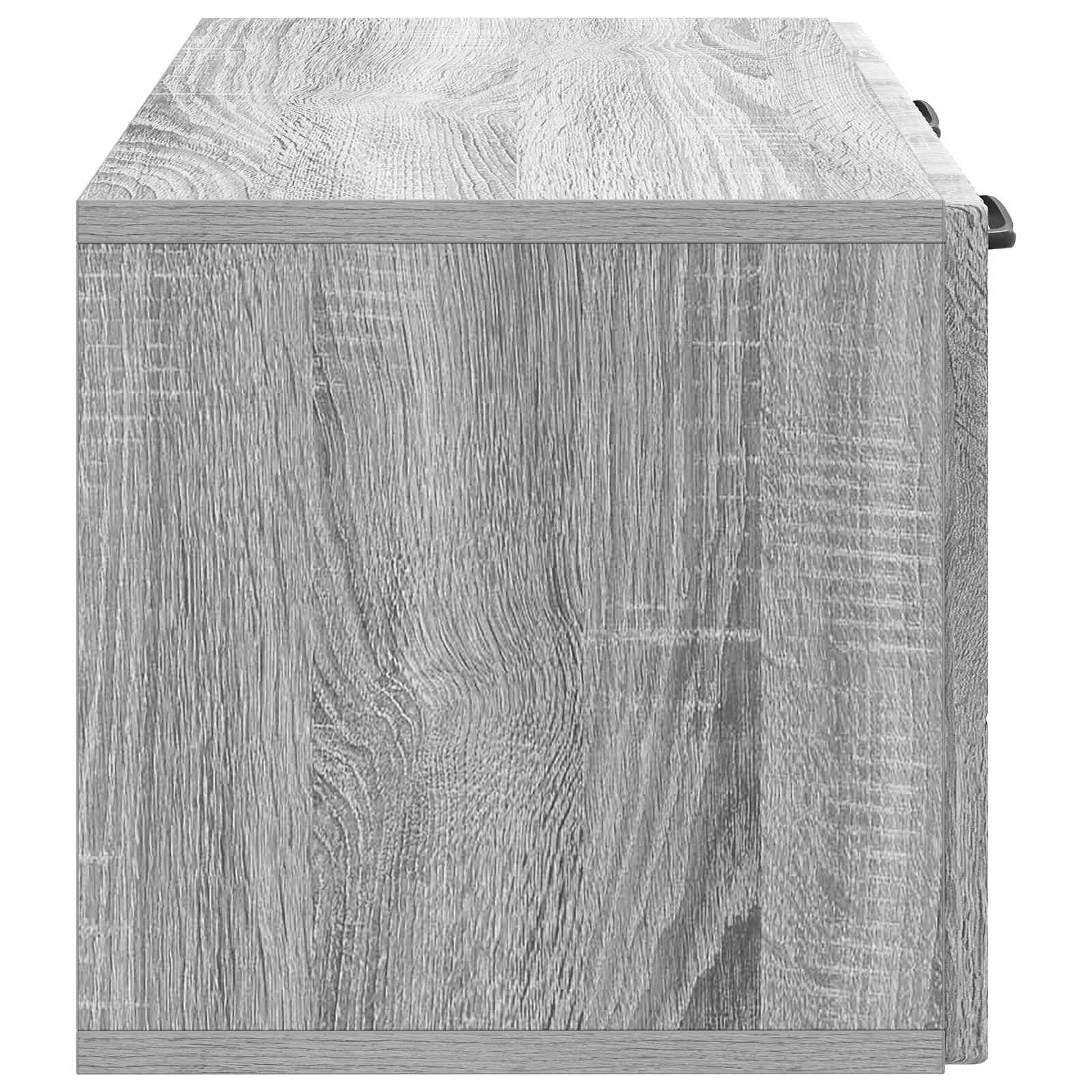 vidaXL Szafka RTV montowana na ścianie Szary Sonoma 59,5 x 31 x 30 cm