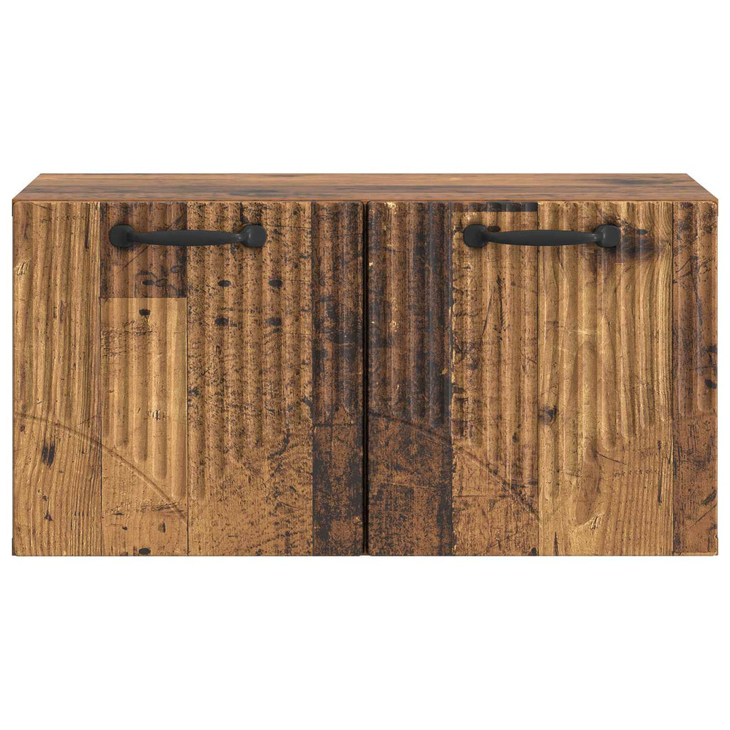 vidaXL Szafka RTV montowana na ścianie Stare drewno 59,5 x 31 x 30 cm