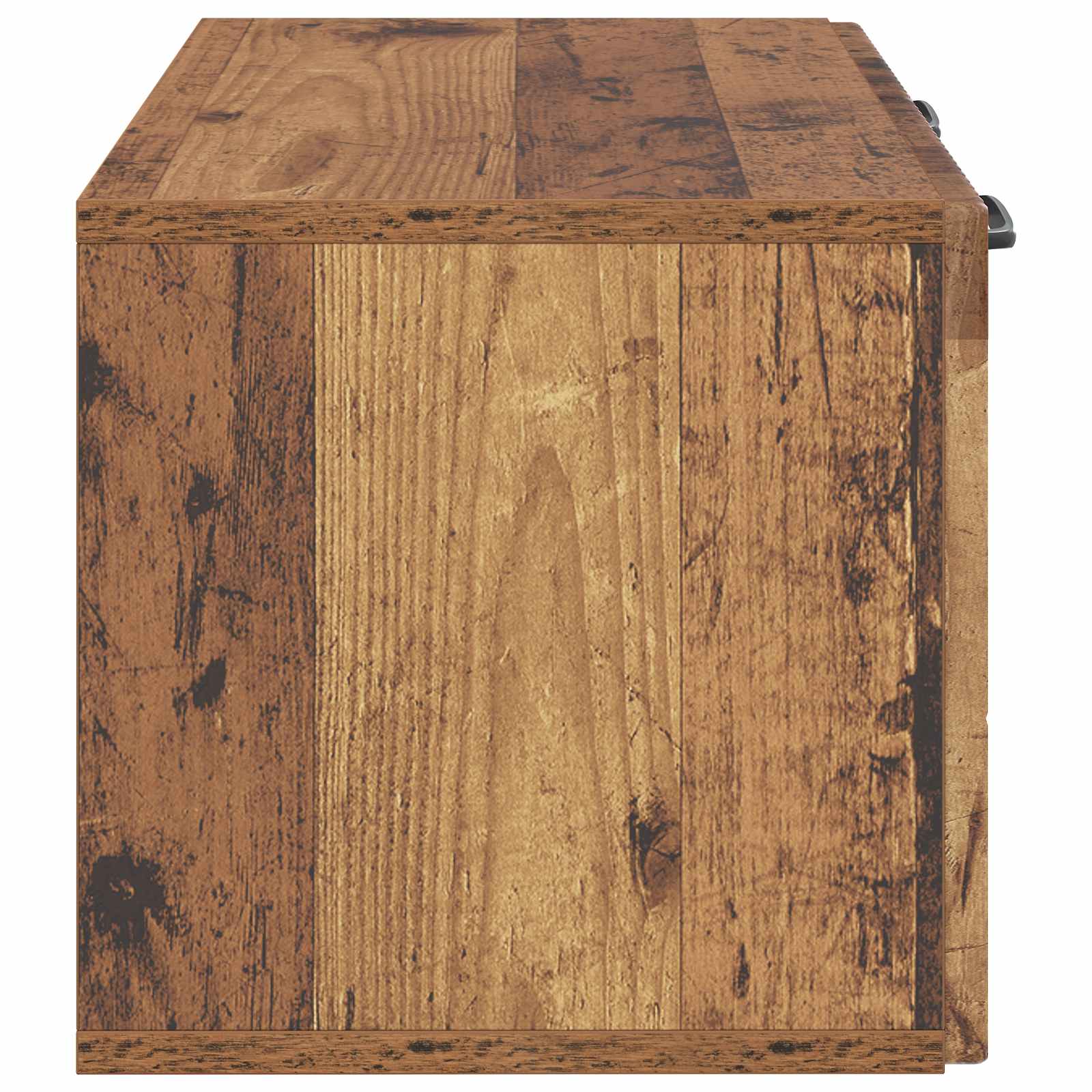 vidaXL Szafka RTV montowana na ścianie Stare drewno 59,5 x 31 x 30 cm