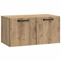 vidaXL Szafka RTV montowana na ścianie Dąb artisan 59,5 x 31 x 30 cm