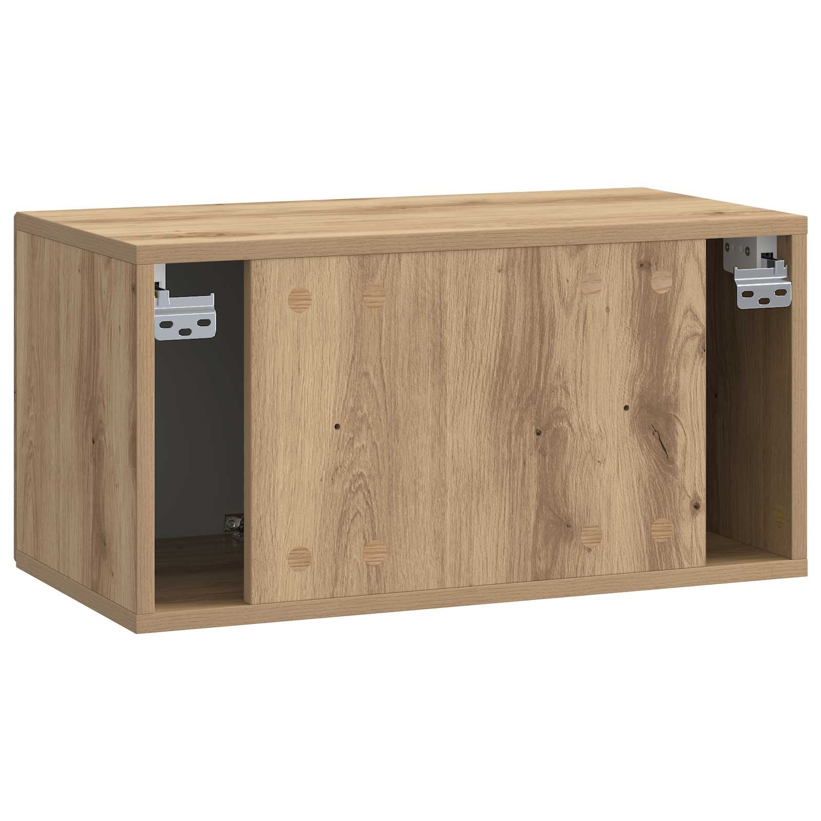 vidaXL Szafka RTV montowana na ścianie Dąb artisan 59,5 x 31 x 30 cm