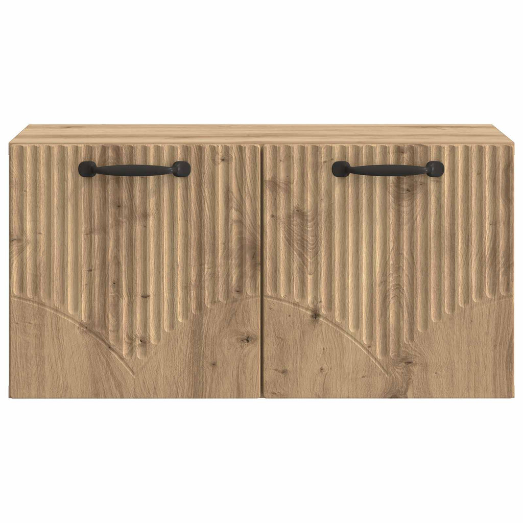 vidaXL Szafka RTV montowana na ścianie Dąb artisan 59,5 x 31 x 30 cm